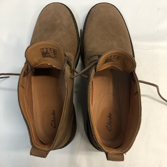 Men’s CLARKS Clarkdale Base Taupe Suede Boots main image 7